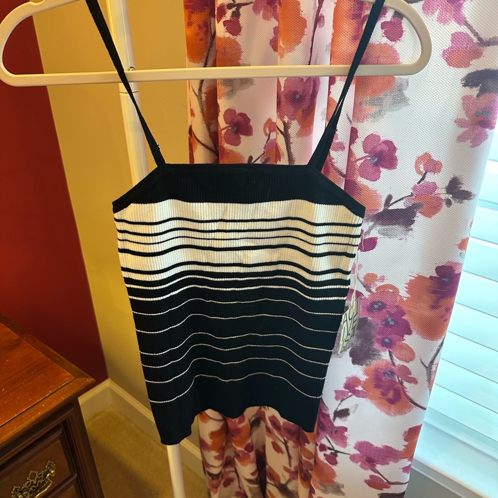 ACTIVE USA Striped tank top, size Medium